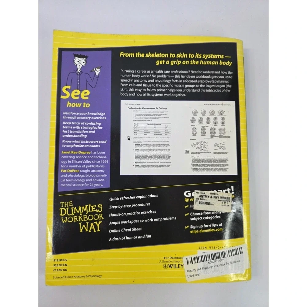 Anatomy‎ and Physiology Workbook For Dummies [Paperback] [20